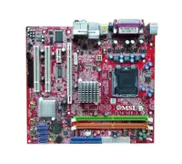 G31M-F - MSI Desktop Board Core 2 Quad, Core 2 Duo, Pentium 4, Pentium D, Celeron-D Intel G31 Socket T 1066MHz, 800MHz, 533MHz FSB 4GB DDR2 SDRAM 800MHz, 667MHz