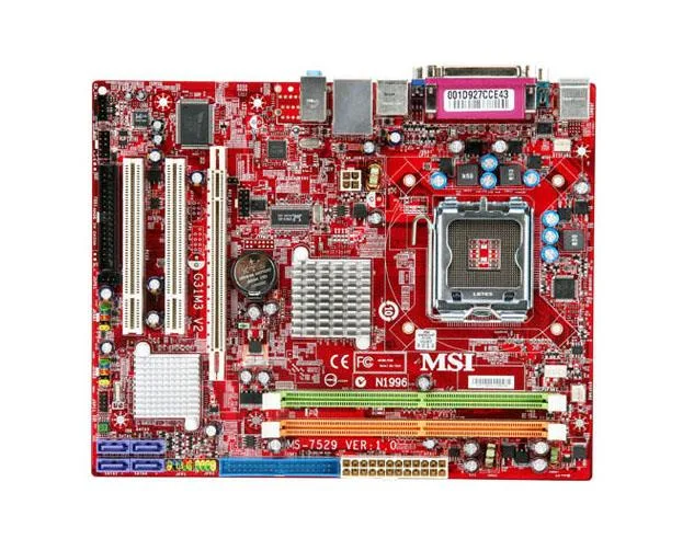 G31M3-F - MSI Desktop Board Intel G31 Socket T 1333MHz, 1066MHz, 800MHz FSB 4GB DDR2 SDRAM DDR2-800/PC2-6400, DDR2-667/PC2-5300 ┬╡ATX