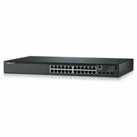 G62KT - Dell PowerConnect N1524P 24 x Ports 10/100/1000 + 4 x 10 Gigabit SFP+ Rack-Mountable Layer 2 Managed Switch