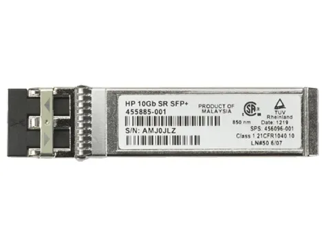 G8U52AV - HP 10Gbps 10GBase-SR Multi-mode Fiber 850nm LC Connector 1st SFP+ Transceiver Module