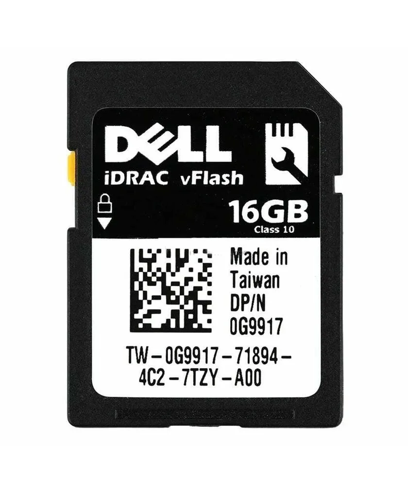 G9917 - Dell 16GB Class 10 SD Flash Memory Card