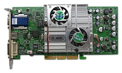 GF4TI4600AGP - PNY Nvidia GeForce4 Ti 4600 128MB GDDR AGP 4x Video Graphics Card