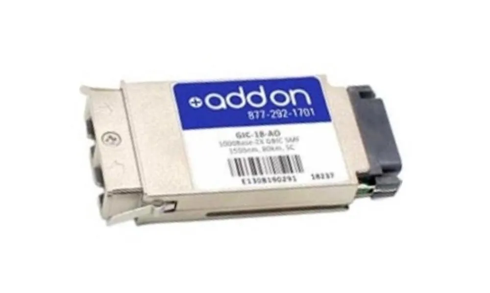 GIC18AO - Addonics 1000Base-ZX GBIC Single-mode Fiber 1550nm 80km S Transceiver Module
