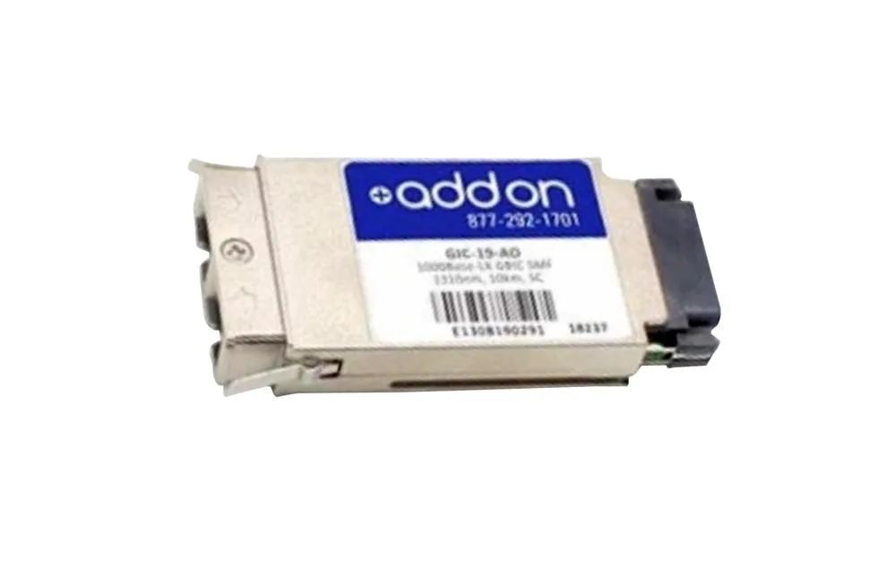 GIC19AO - Addonics 1Gbps 1000Base-LX GBIC Single-mode Fiber 1310nm 10km S Transceiver Module