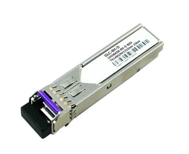 GLC-BX-D-I - Cisco 1Gbps 1000Base-BX-D Single-mode Fiber 10km 1490nmTX/1310nmRX LC Connector SFP Transceiver Module