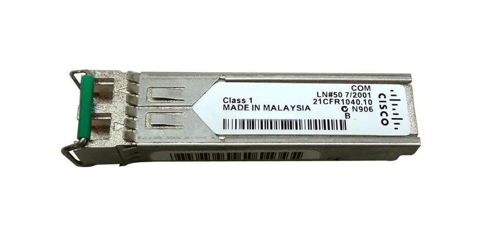 GLC-ZX-SMD-160KM - Cisco 1Gb/s 1000BASE-ZX Single-Mode Fiber 160km 1550nm Duplex LC Connector SFP Transceiver Module
