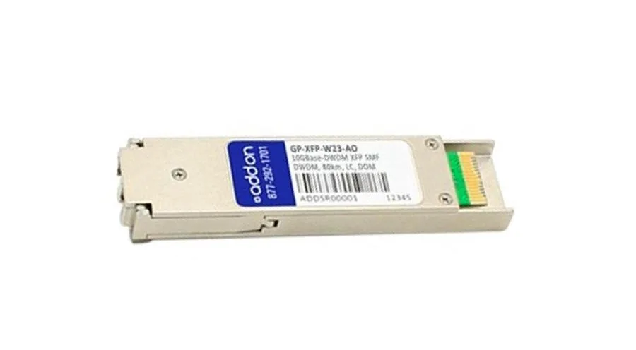GPXFPW23AO - Addonics Force10 Gp-XFP-w23 Compatible 10GBa Se-dwdm XFP 1558.98nm 80km Transceiver Module