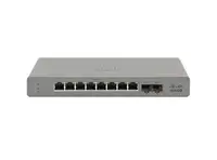 GS110-8-HW - Cisco Meraki 8 x Ports 10/100/1000Base-T + 2 x SFP (mini-GBIC) Managed Gigabit Ethernet Switch