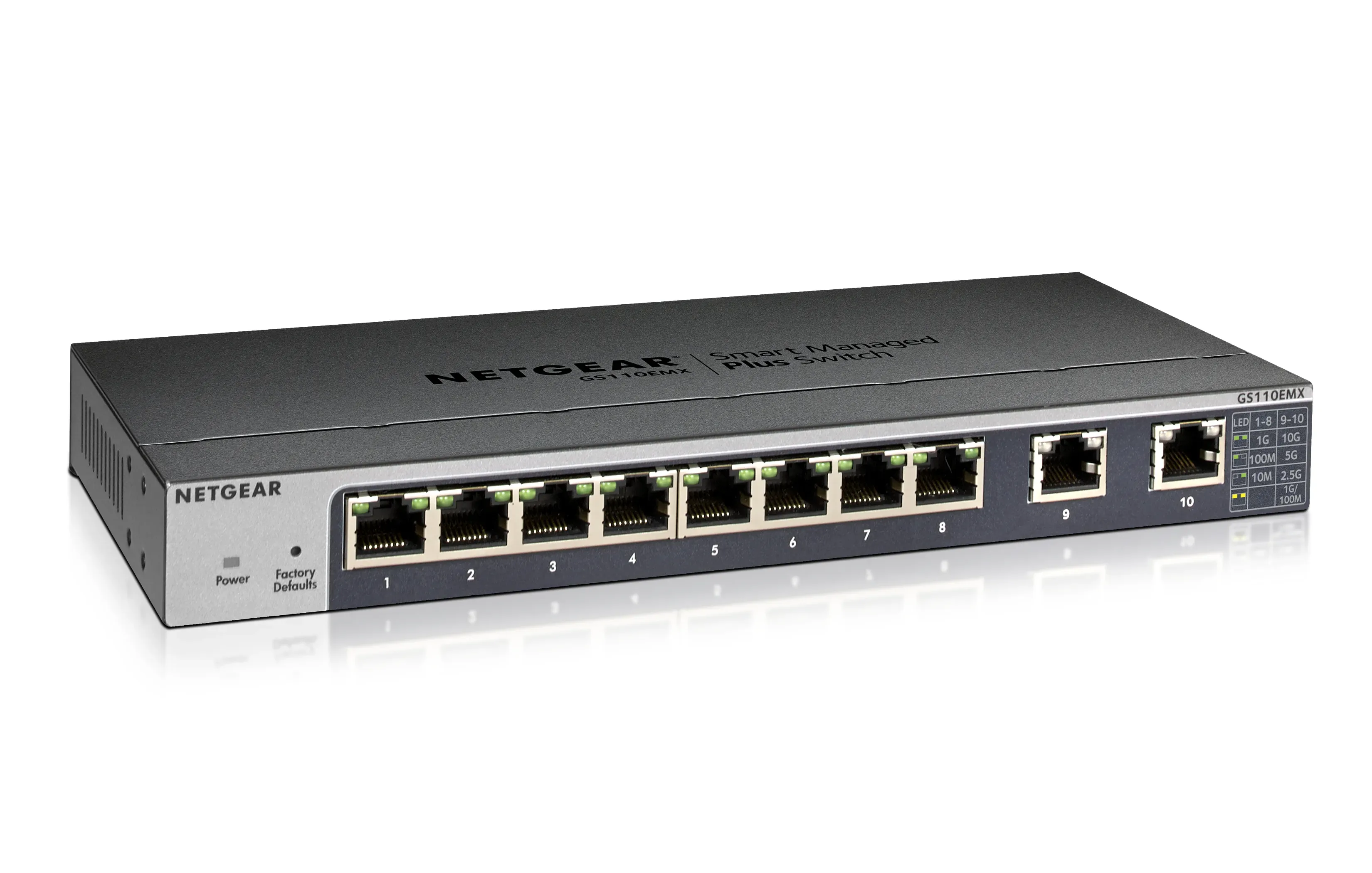 GS110EMX-100NAS - Netgear GS110EMX 8-Port Ethernet Switch