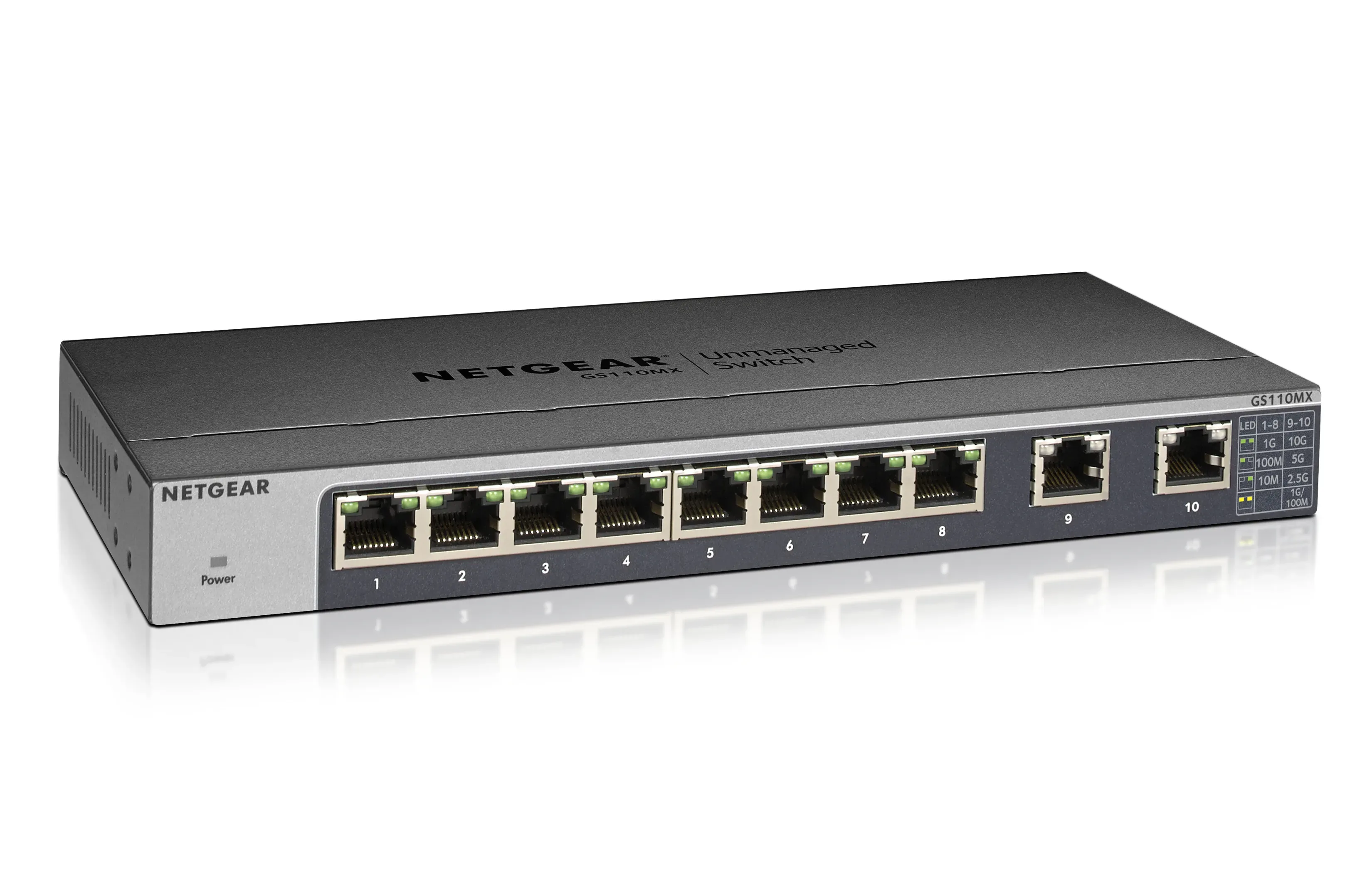 GS110MX-100NAS - Netgear GS110MX 8-Port No Ethernet Switch