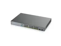 GS1300-26HP - ZyXEL 24-port GbE Unmanaged PoE Switch with GbE Uplink