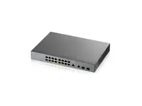 GS1350-18HP - ZyXEL 16-port GbE Smart Managed PoE Switch with GbE Uplink