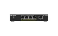 GS305PP - NetGear SOHO 1-Port Network with 4-Ports Gigabit Ethernet PoE+ (83W) Unmanaged Switch