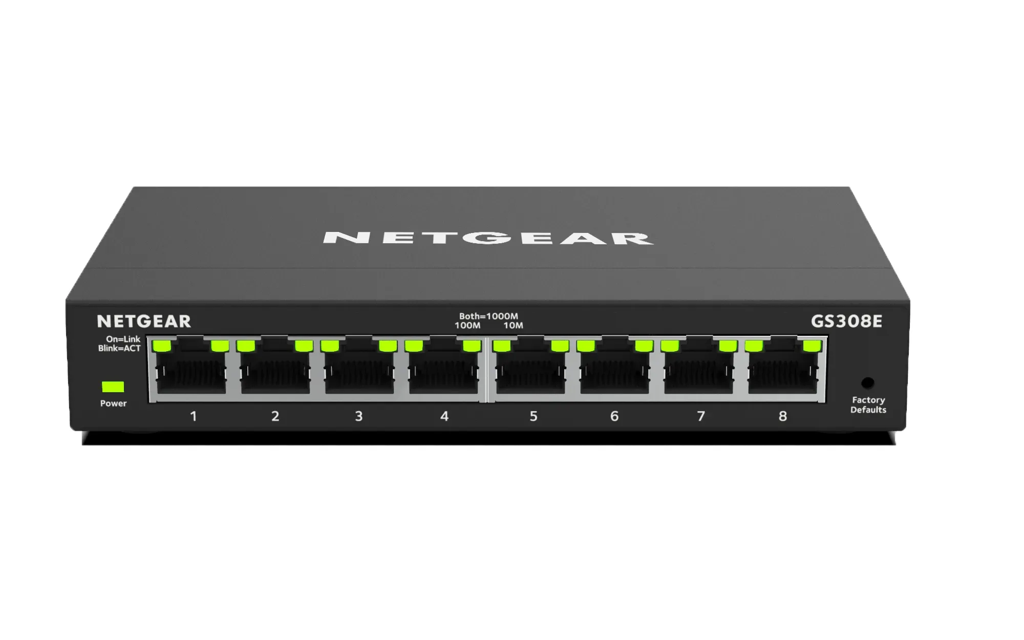 GS308E-100NAS - Netgear GS308E 8-Port Ethernet Switch