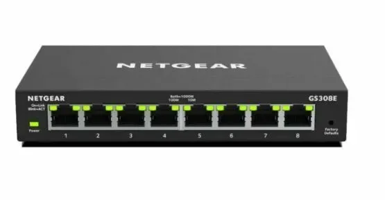 GS308E-100UKS - Netgear GS308E 8-Port Ethernet Switch