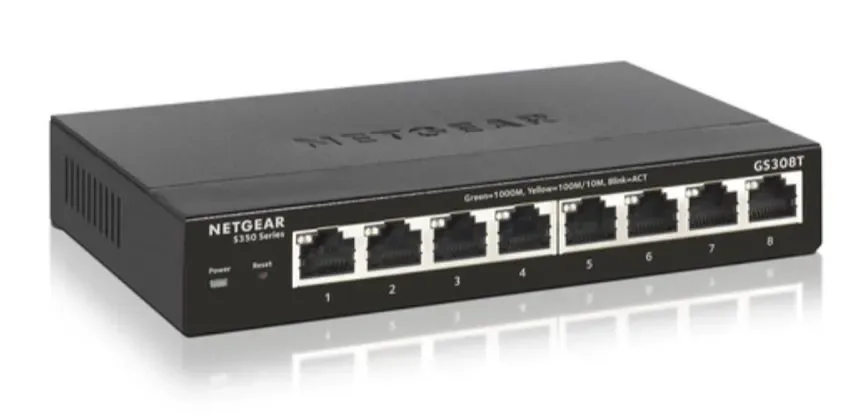 GS308T-100UKS - Netgear GS308T 8-Port Ethernet Switch