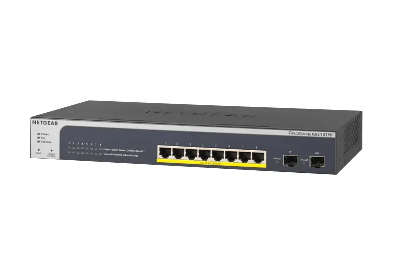 GS510TPP-100NAS - Netgear ProSafe GS510TPP 8-Port Layer 3 Switch