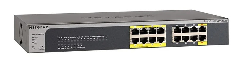 GS516TP-100AJS - Netgear ProSafe GS516TP 16-Port Ethernet Switch
