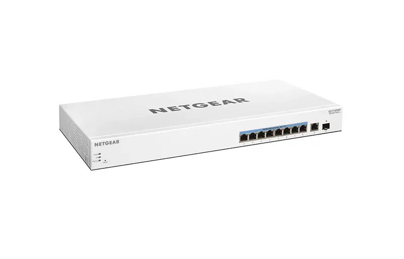 GS710TUP - NetGear 10-Port Gigabit Ultra60 PoE++, 1x SFP with 1x Uplink Smart Managed Pro Switch