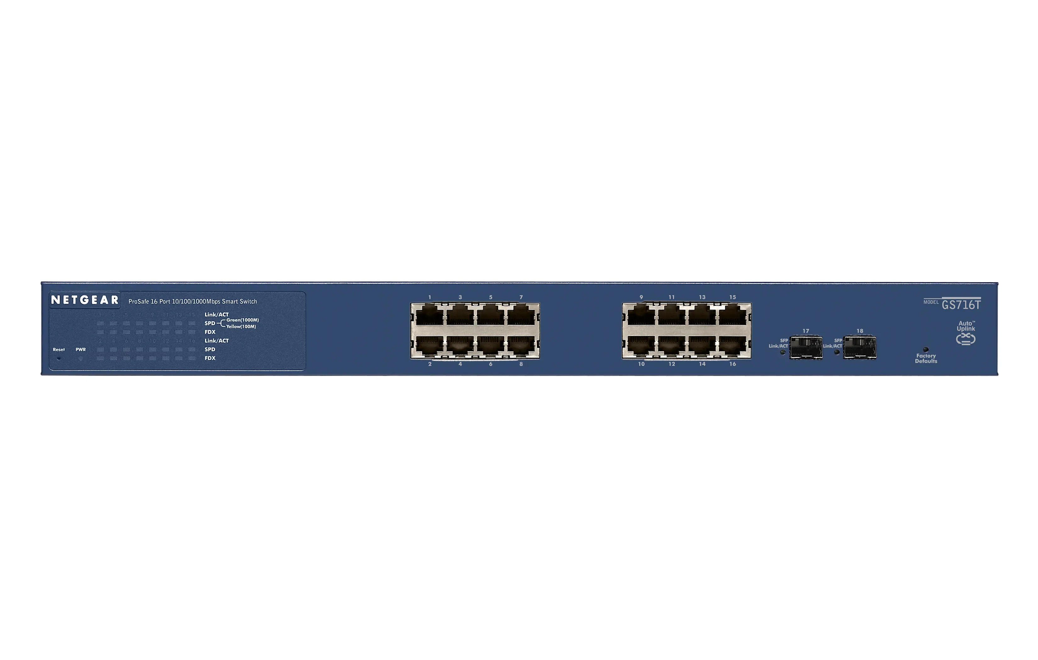 GS716T-300EUS - Netgear ProSafe GS716T 16-Port Ethernet Switch