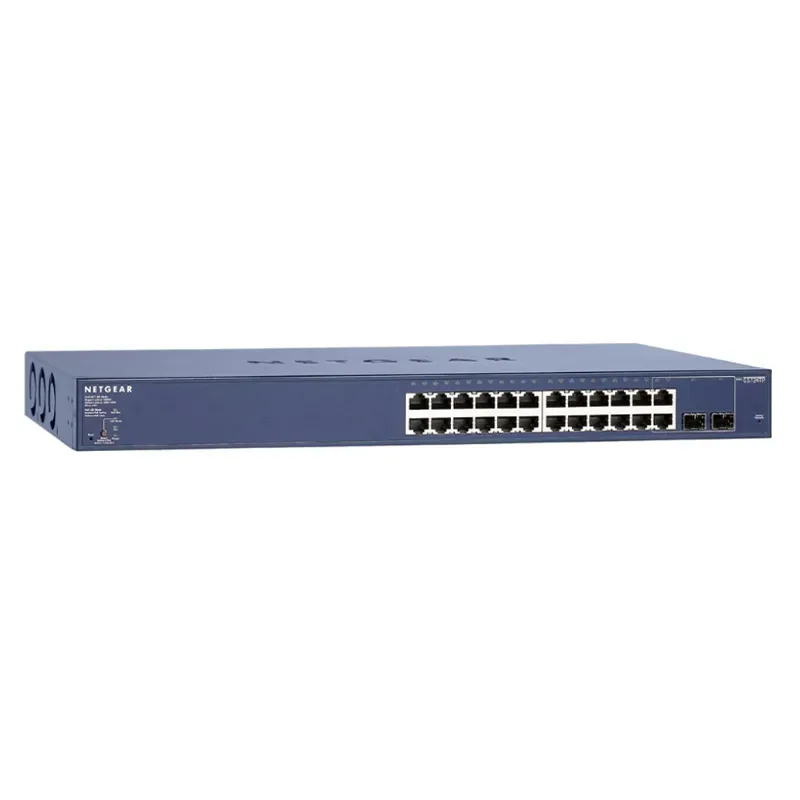 GS724TP-100AUS - Netgear ProSafe GS724TP Smart Switch 2 x SFP (mini-GBIC) Shared 24 x 10/100/1000Base-T LAN