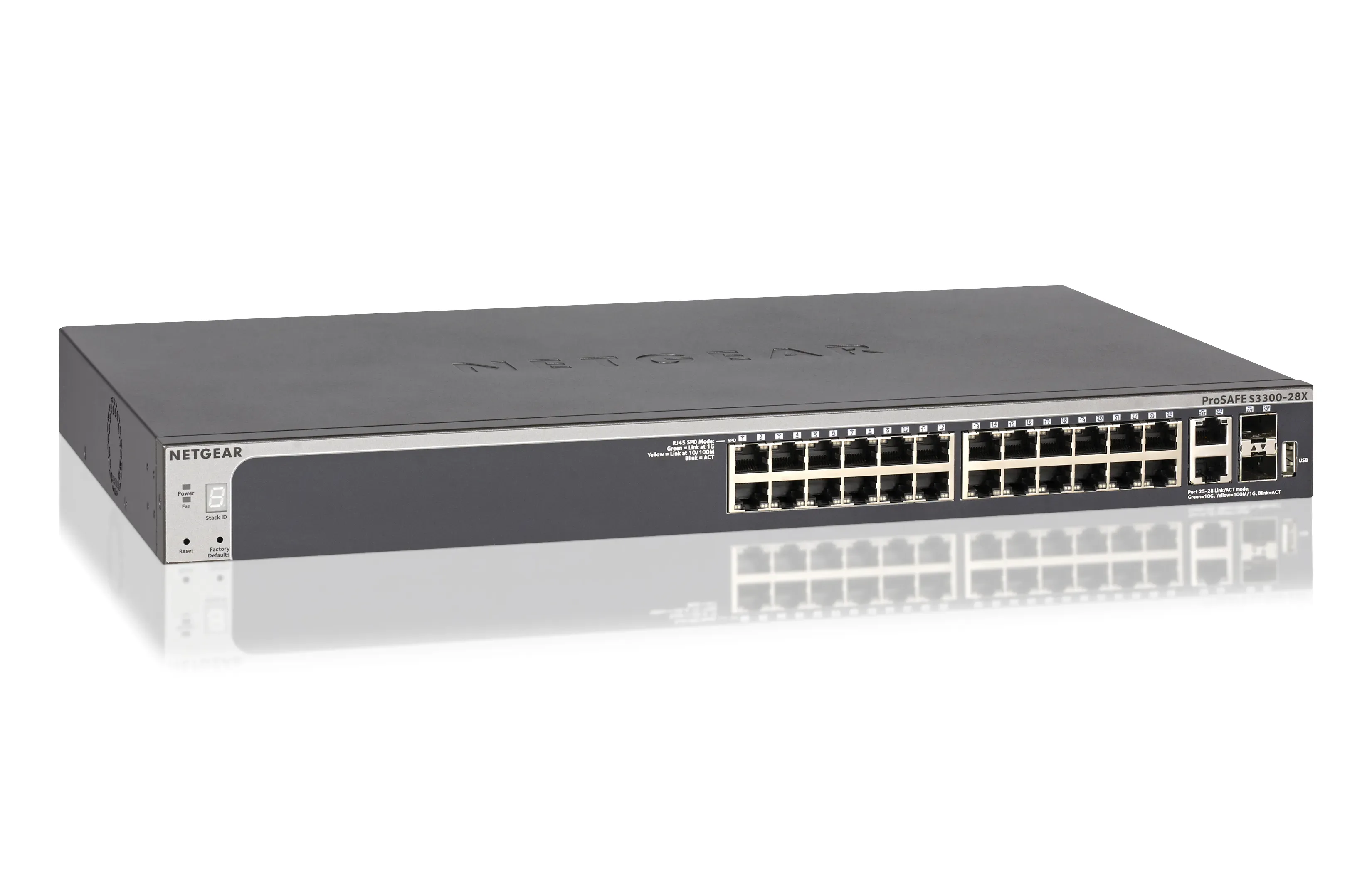 GS728TX-100AJS - Netgear ProSafe S3300-28X 24-Port Ethernet Switch