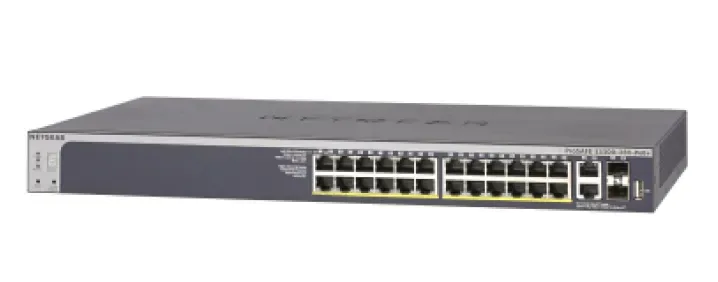 GS728TXP-100AJS - Netgear ProSafe S3300-28X-PoE+ 24-Port Ethernet Switch