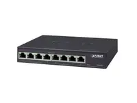 GSD-805 - Planet 8 x Ports 10/100/1000Base-T Desktop Gigabit Ethernet Switch