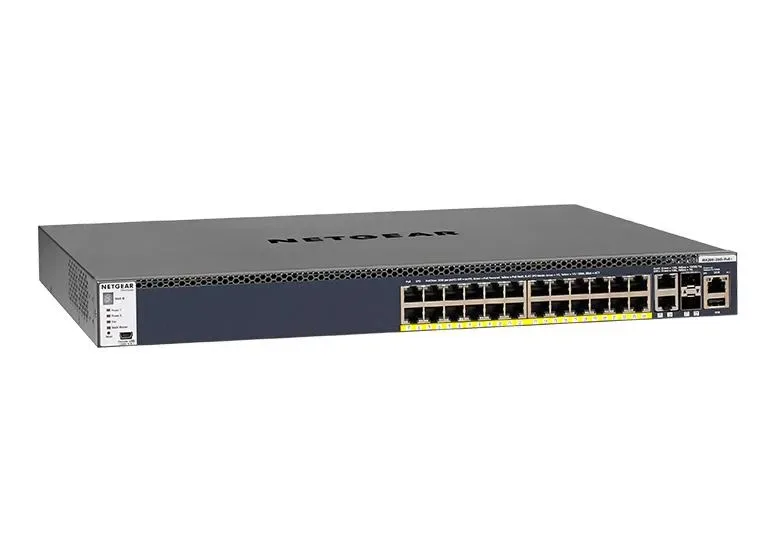 GSM4328PB-100AJS - Netgear ProSafe M4300-28G-PoE+ 24-Port Layer 3 Switch