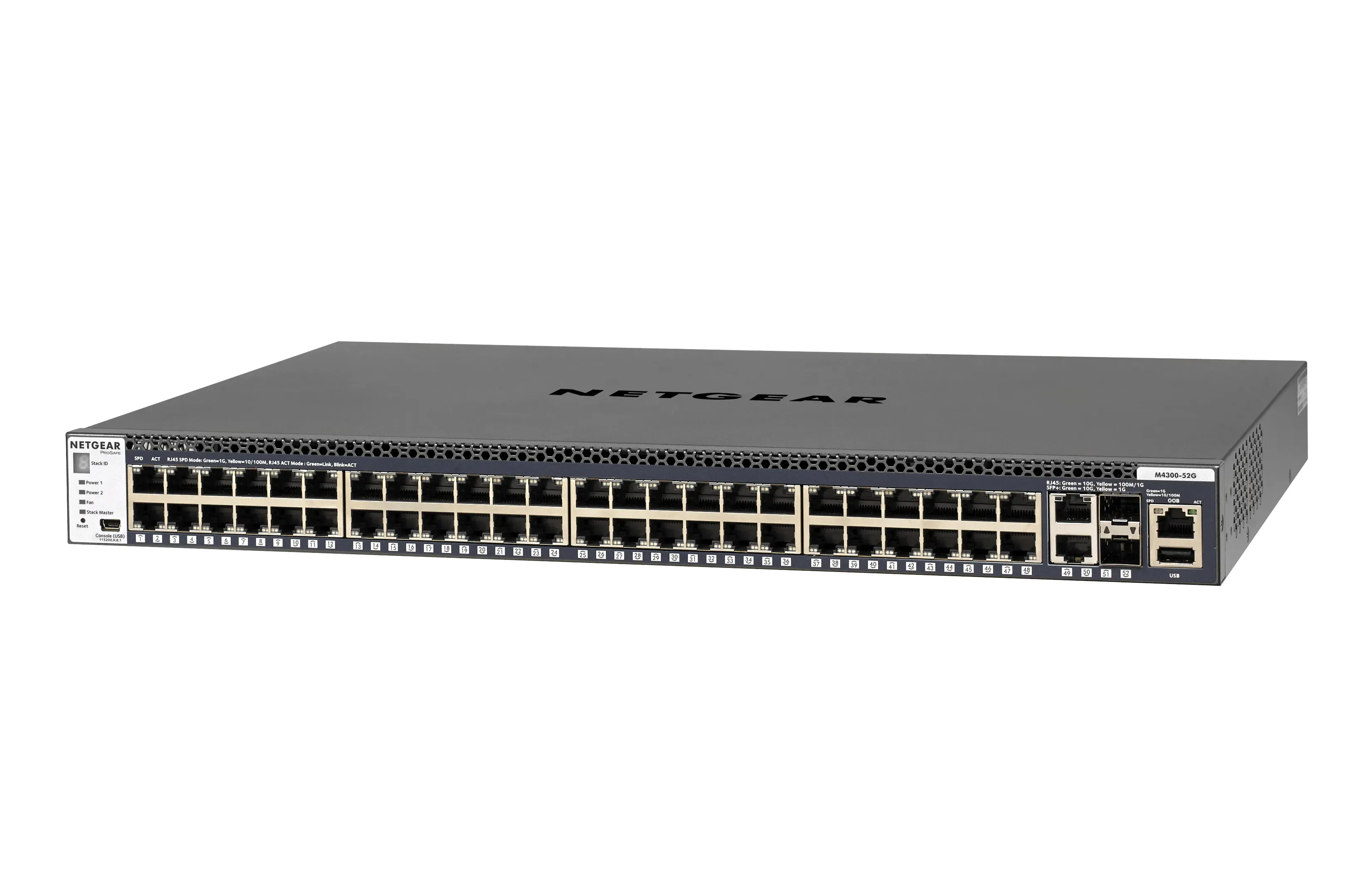 GSM4352S-100AJS - Netgear M4300-52G 48-Port Layer 3 Switch