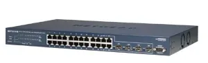GSM7224AU - Netgear ProSafe GSM7224 Gigabit Ethernet Switch 4 x SFP (mini-GBIC) 24 x 10/100/1000Base-T LAN