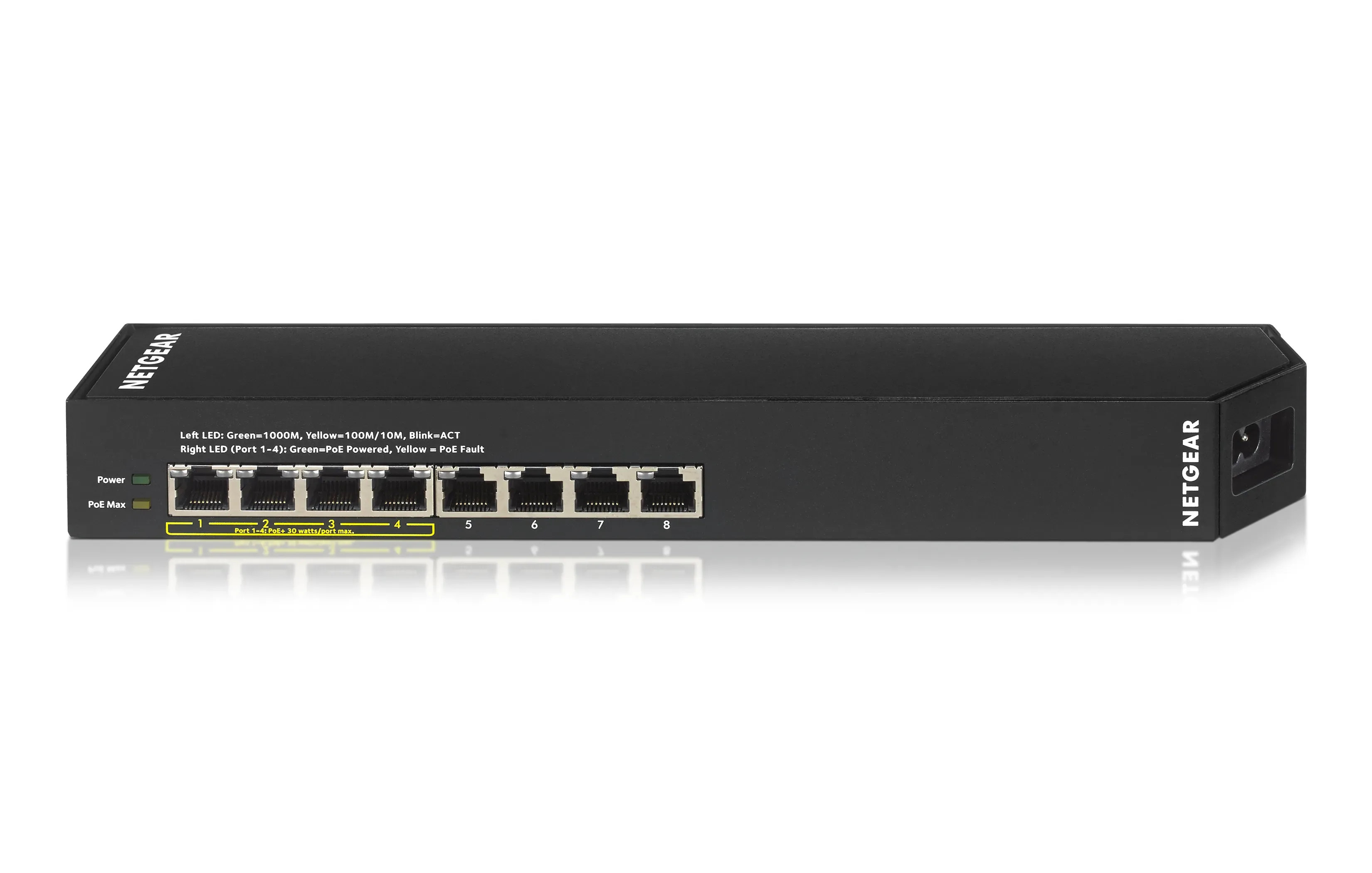 GSS108EPP-100EUS - Netgear ProSafe Plus GSS108EPP 8-Port Ethernet Switch