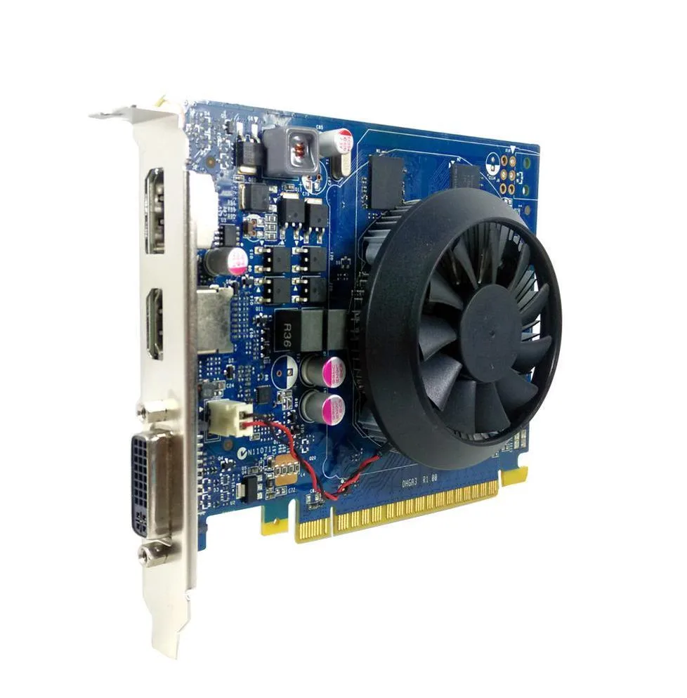 GT640 - Dell Nvidia GeForce 1GB DisplayPort/ HDMI/ DVI PCI Express x16 Video Graphics Card