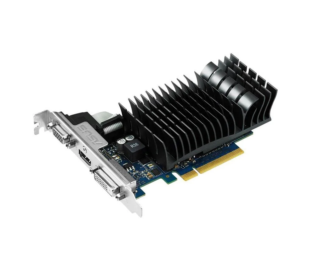 GT7302GD3CSM - ASUS GeForce GT 730 2GB 64-Bit DDR3 PCI Express 2.0 DVI/ D-Sub/ HDMI HDCP Support Video Graphics Card