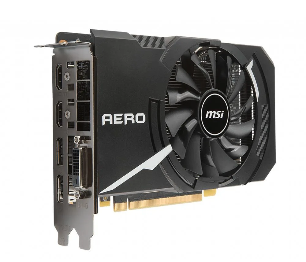 GTX1060AEROITX6GOC - MSI Nvidia GeForce GTX 1060 6GB GDDR5 192-Bit 2x HDMI / 2x DisplayPort / Dual-Link DVI-D PCI Express 3.0 x16 Video Graphics Card