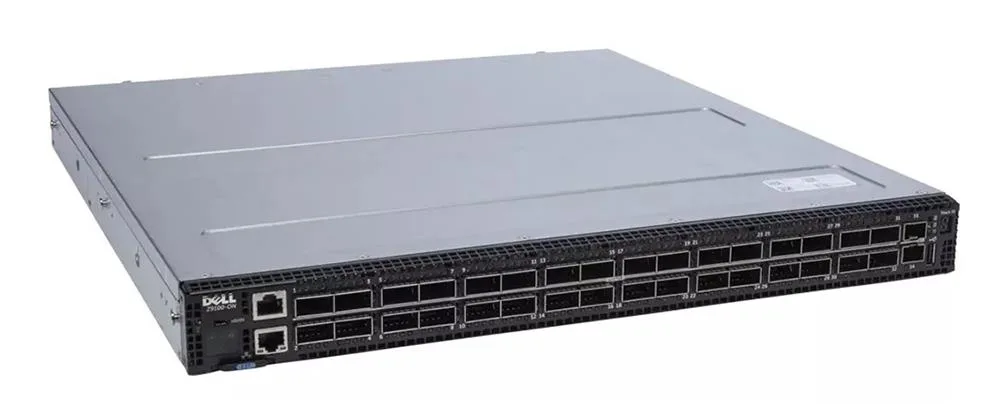 Dell GTX3X PowerSwitch Z9100-ON 32-Ports 100GBase-X QSFP28 2-Ports 10GBase-X SFP+ Gigabit Ethernet Network Switch