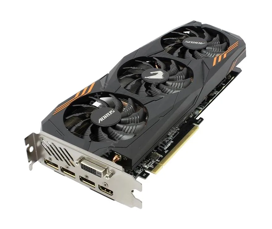 GV-N1060AORUS-6GD - Gigabyte GeForce GTX 1060 6GB GDDR5 192-Bit HMDI / 3x DisplayPort / Dual-Link DVI-I PCI Express 3.0 x16 Video Graphics Card