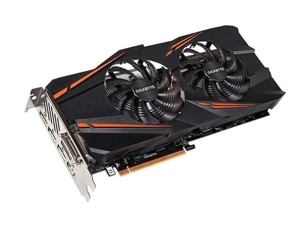 GV-N1070WF2-8GD - Gigabyte GeForce GTX 1070 8GB GDDR5 256-Bit HMDI / DisplayPort / Dual-Link DVI-D PCI Express 3.0 x16 Video Graphics Card