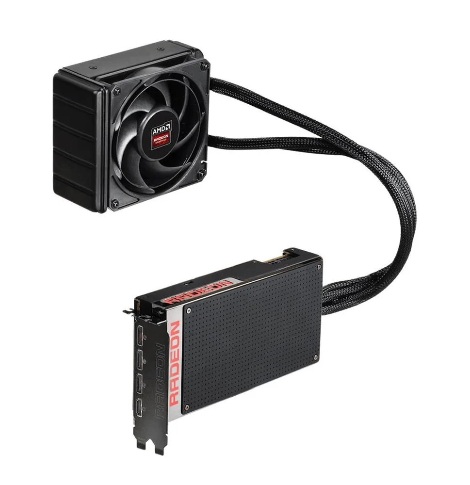 GV-R9FURYX-4GD-B - Gigabyte Radeon R9 Fury X 4GB HBM PCI Express 3.0 Video Graphics Card