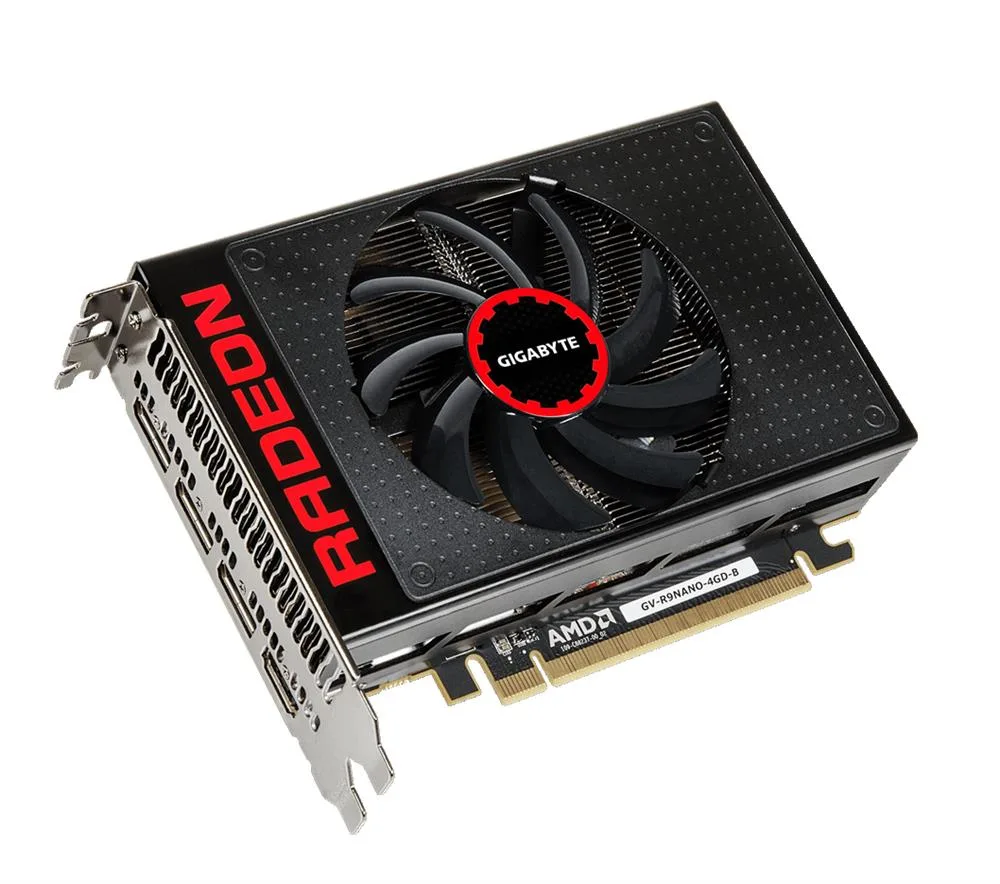 GV-R9NANO-4GD-B - Gigabyte Radeon R9 Nano 4GB HBM PCI Express 3.0 Video Graphics Card