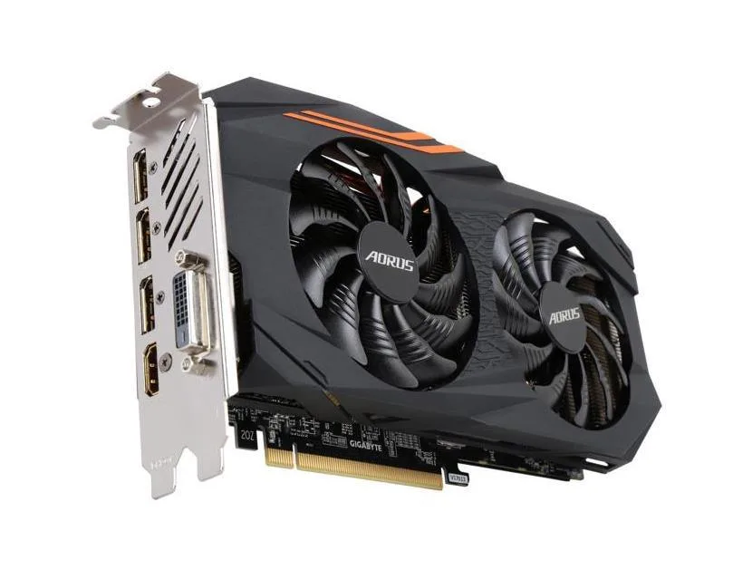 GV-RX580GAMING-8GD - Gigabyte Radeon RX580 8GB GDDR5 256-Bit 7680x4320 Digital Max Resolution PCI Express 3.0 x16 Graphics Card