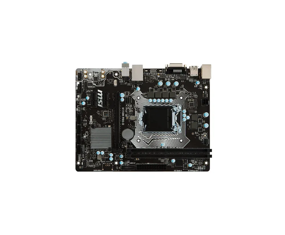 H110M PRO-D - MSI Desktop Motherboard Intel H110 Chipset Socket H4 LGA-1151