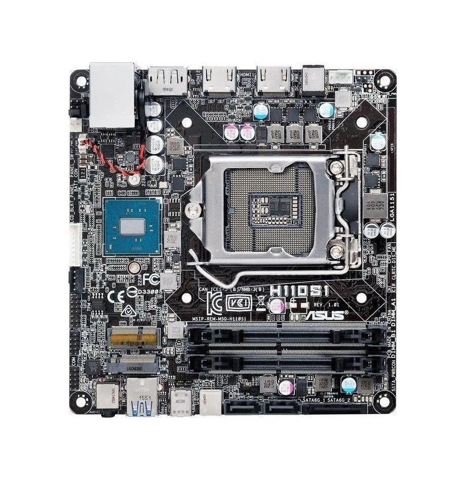 Asus H110S1/CSM Desktop Motherboard Intel H110 Chipset Socket H4 LGA-1151