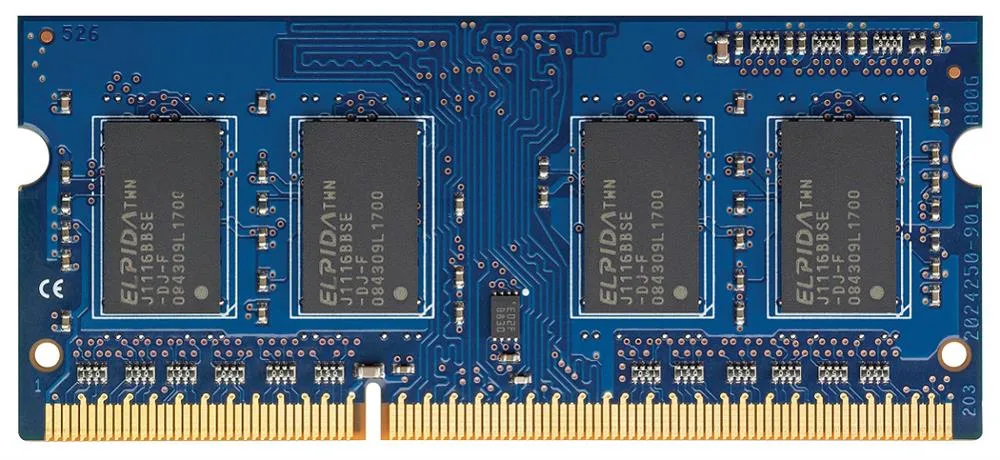 HP H2P65AA#AC3 8GB DDR3-1600MHz PC3-12800 non-ECC Unbuffered CL11 204-Pin SoDimm Dual Rank Memory Module