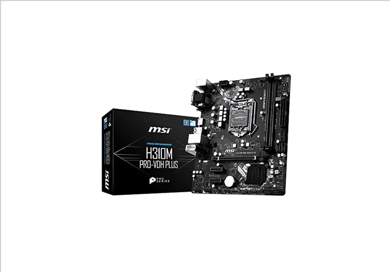 H310M PRO-VDH PLUS - MSI Desktop Motherboard Intel H310 Chipset Socket H4 LGA-1151