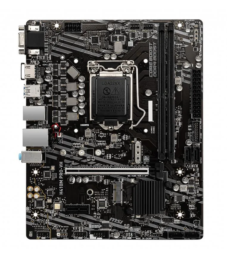 H410MPRO - MSI Desktop Motherboard Intel H410 Chipset Socket LGA-1200