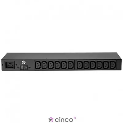 H5M56A - HP Basic 3.6kVA/60320 C20 Detachable 16A/230V Outlets (12) C13/Horizontal WW Power Distribution Unit
