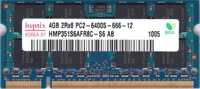H5PS1G1631CFP-S6 - Hynix DDR2-800MHz 64Mx16 DRAM Memory Chip