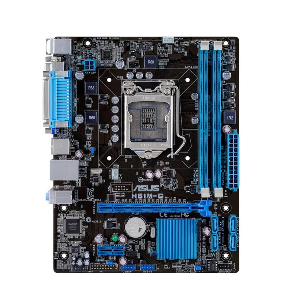 H61M-G - Asus Desktop Motherboard Intel H61(B3) Express Chipset Socket H2 LGA-1155