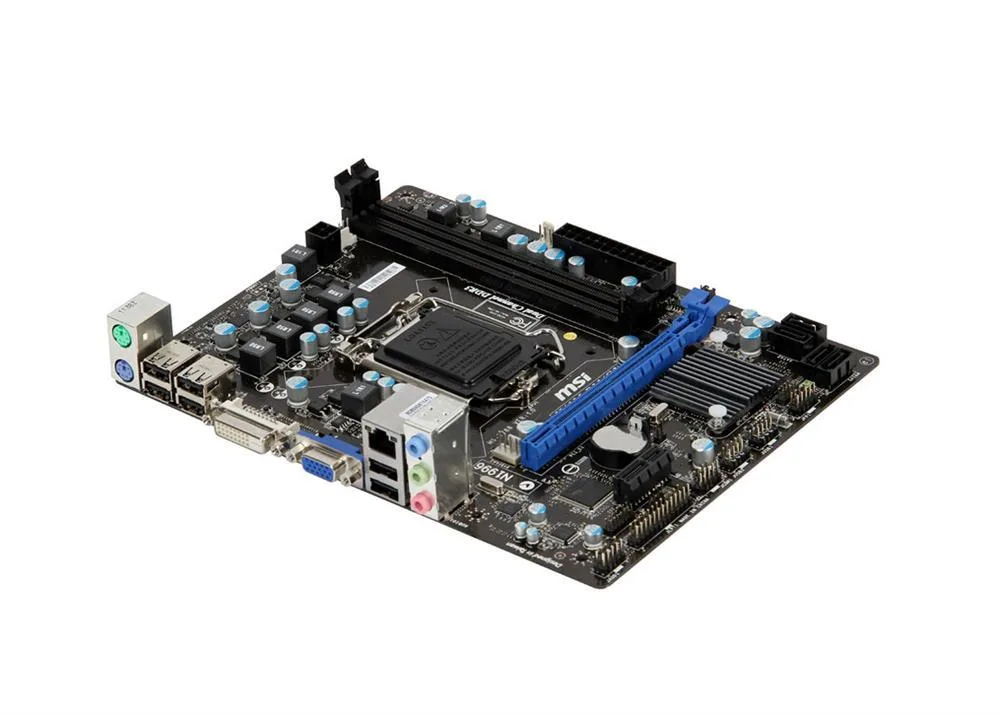 MSI H61M-P31/W8-C3 H61M-P31/W8 Socket LGA 1155 Intel H61 Express Chipset DDR3 2x DIMM 4x SATA 3.0Gb/s Micro-ATX Motherboard